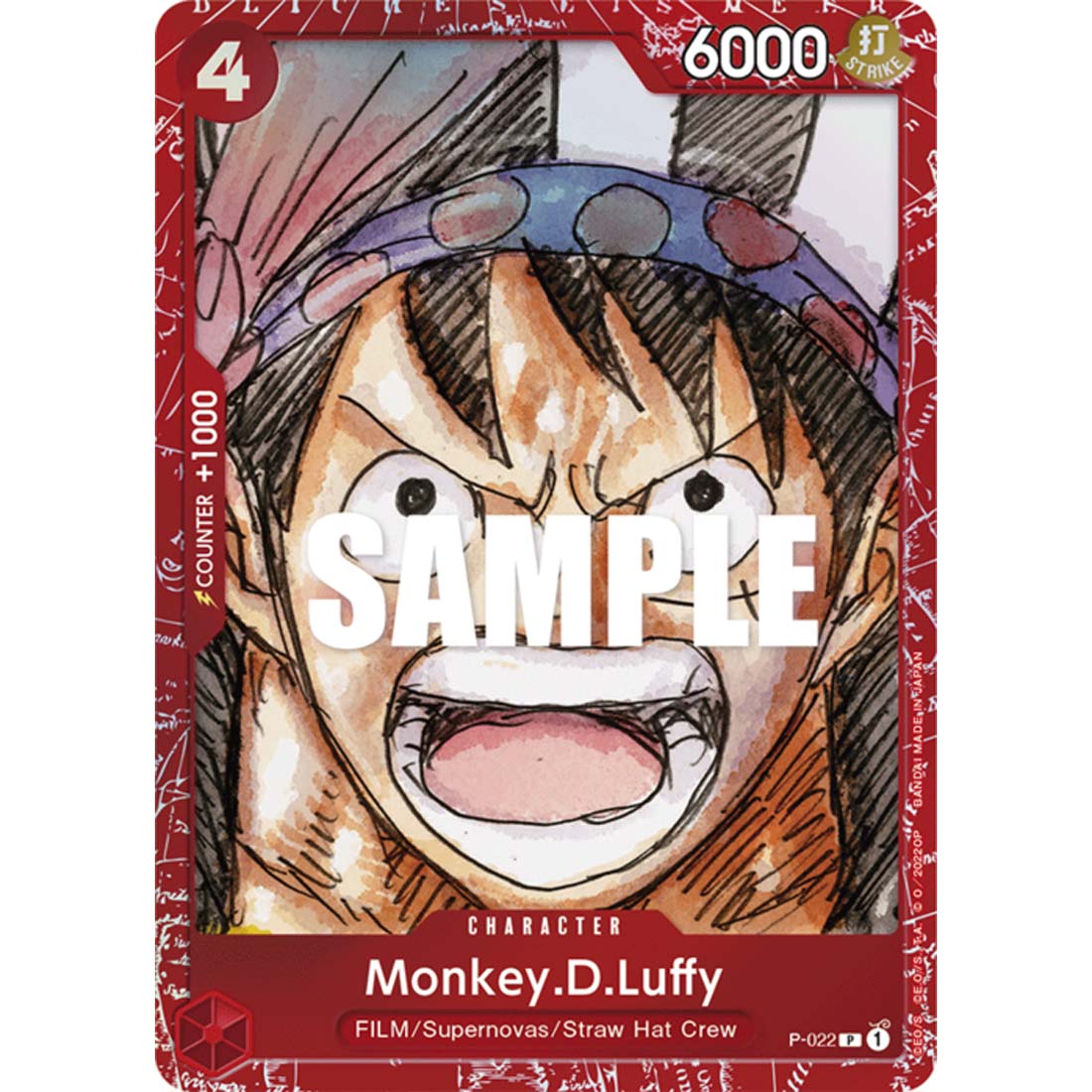 Promo One Piece - Monkey.D.Luffy-P-022 -538