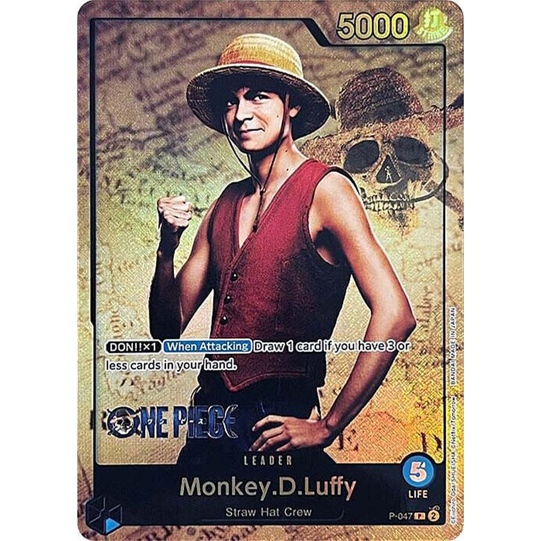 Promo One Piece - Monkey.D.Luffy - Premium Card Collection -Live Action Edition-P-047la -053