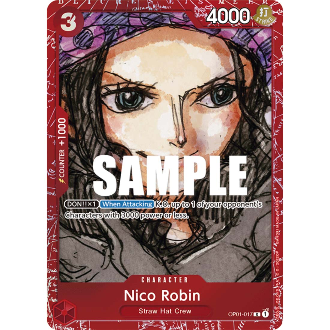 Promo One Piece - Nico Robin-OP01-017 -507