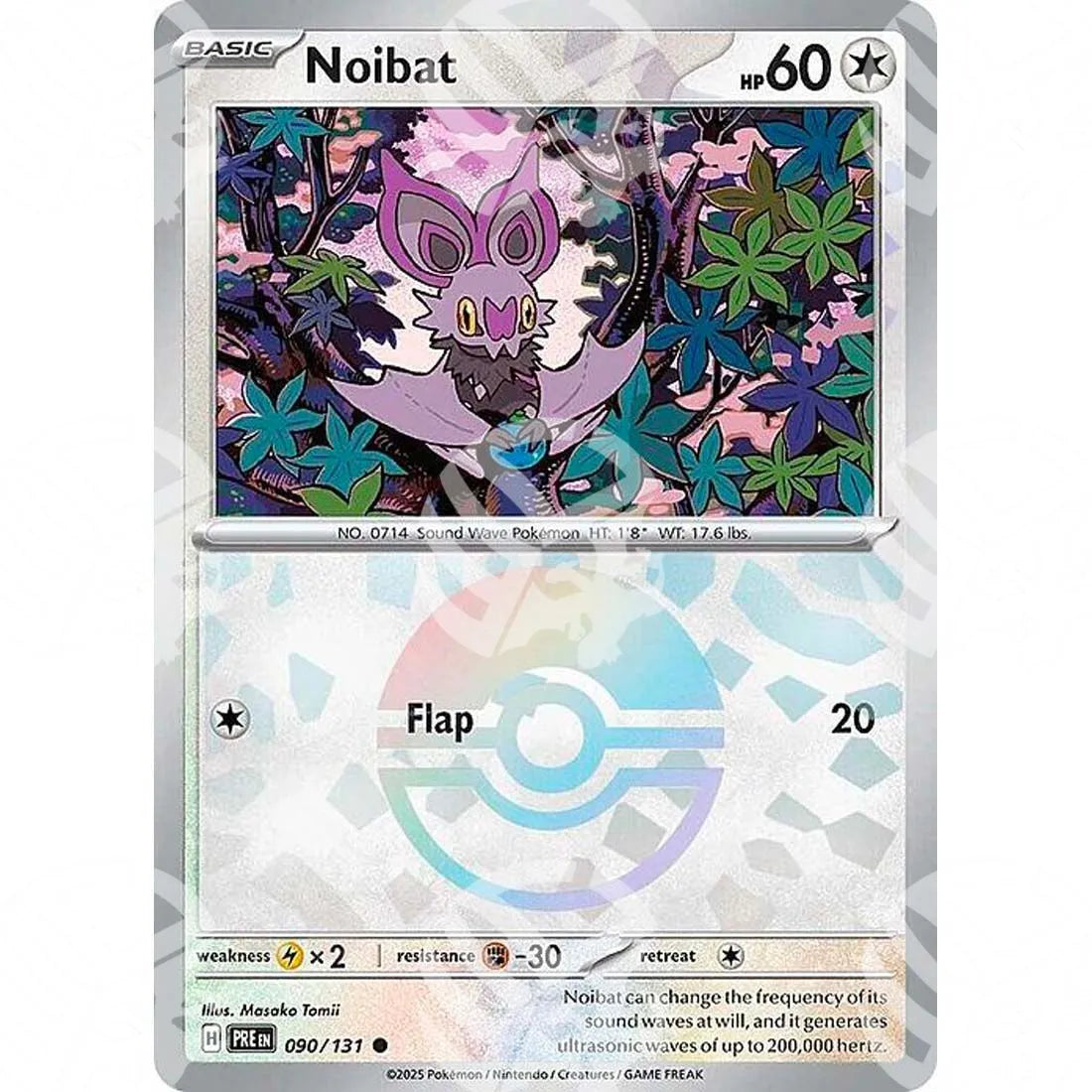 Evoluzioni Prismatiche - Noibat - Poké Ball Reverse Holo | 090/131