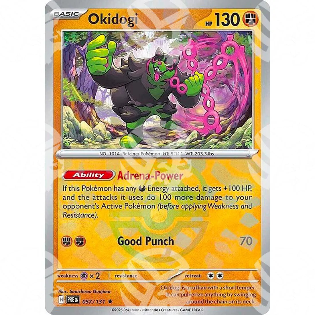 Evoluzioni Prismatiche - Okidogi - Master Ball Reverse Holo | 057/131