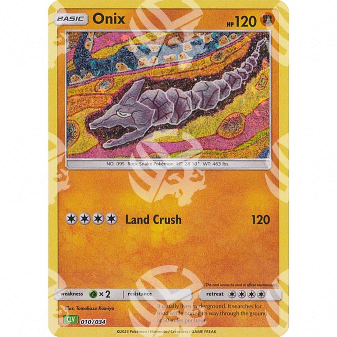Classic: Venusaur & Lugia - Onix - 010/034 - Warcard