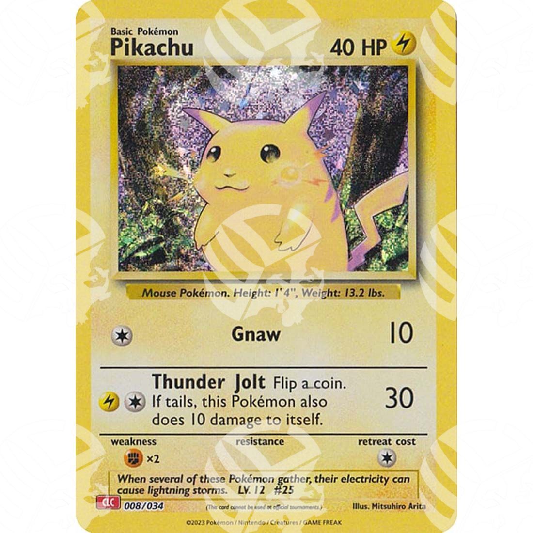 Classic: Charizard & Ho-Oh - Pikachu - 008/034 - Warcard