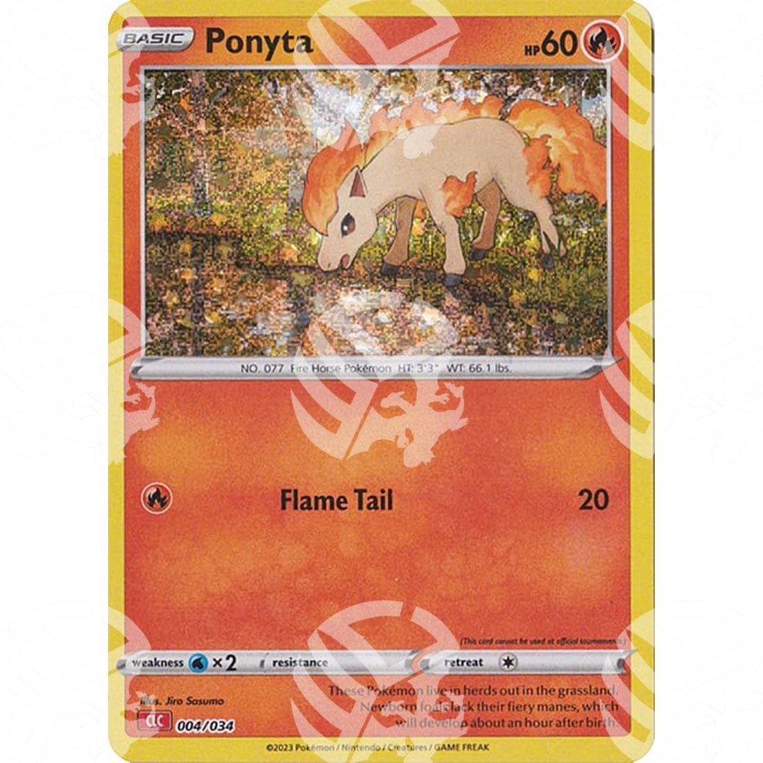 Classic: Charizard & Ho-Oh - Ponyta - 004/034 - Warcard
