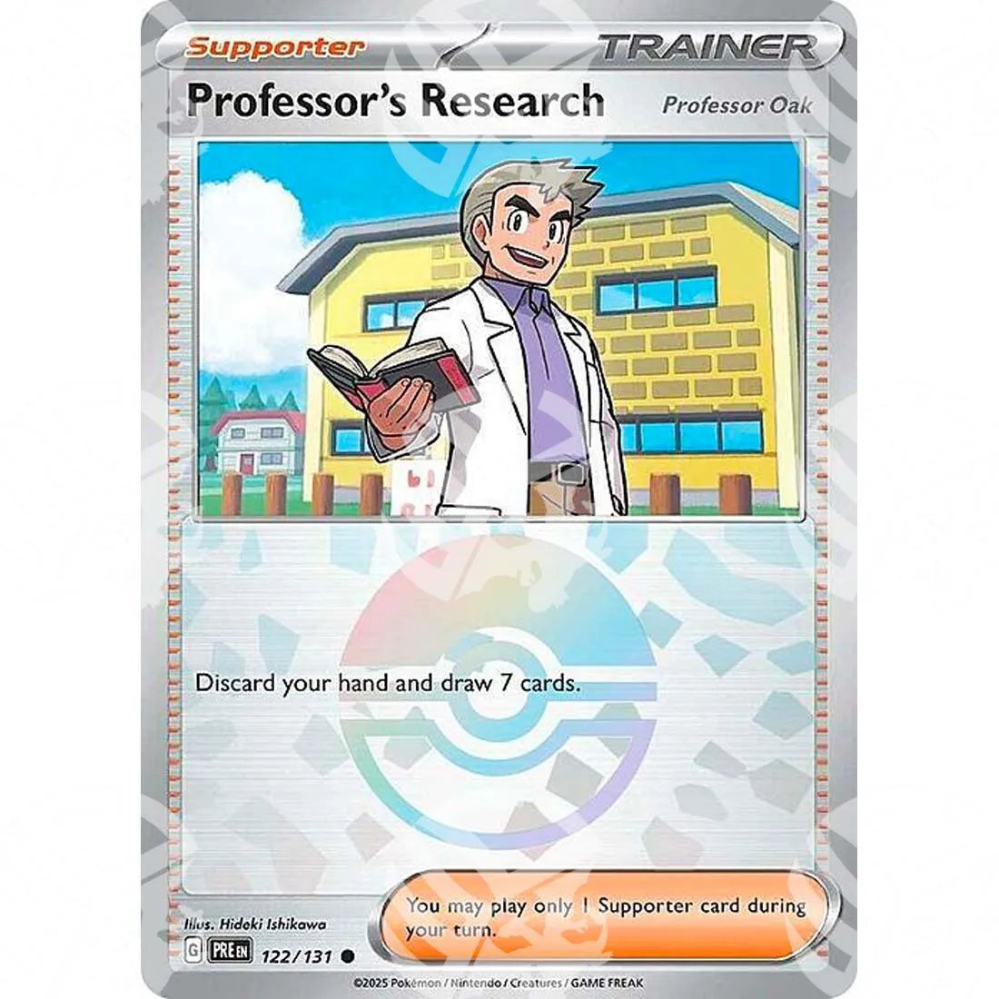 Evoluzioni Prismatiche - Professor's Research - Professor Oak - Poké Ball Reverse Holo | 122/131