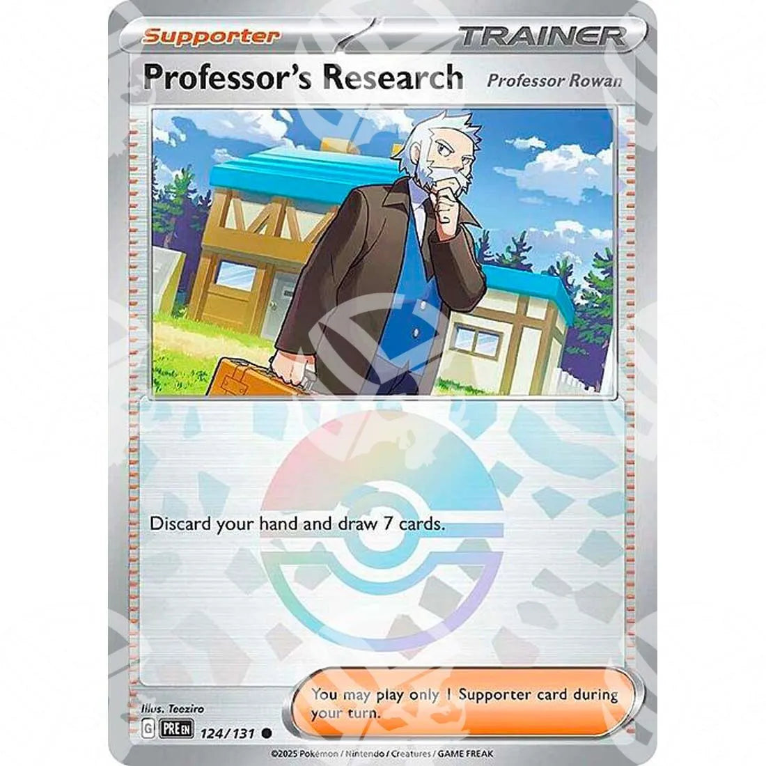 Evoluzioni Prismatiche - Professor's Research - Professor Rowan - Poké Ball Reverse Holo | 124/131