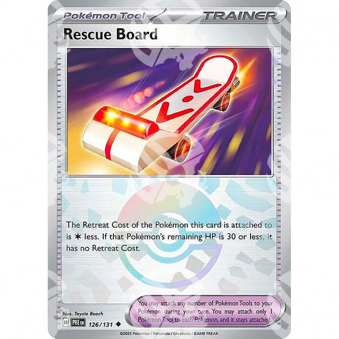 Evoluzioni Prismatiche - Rescue Board - Poké Ball Reverse Holo | 126/131