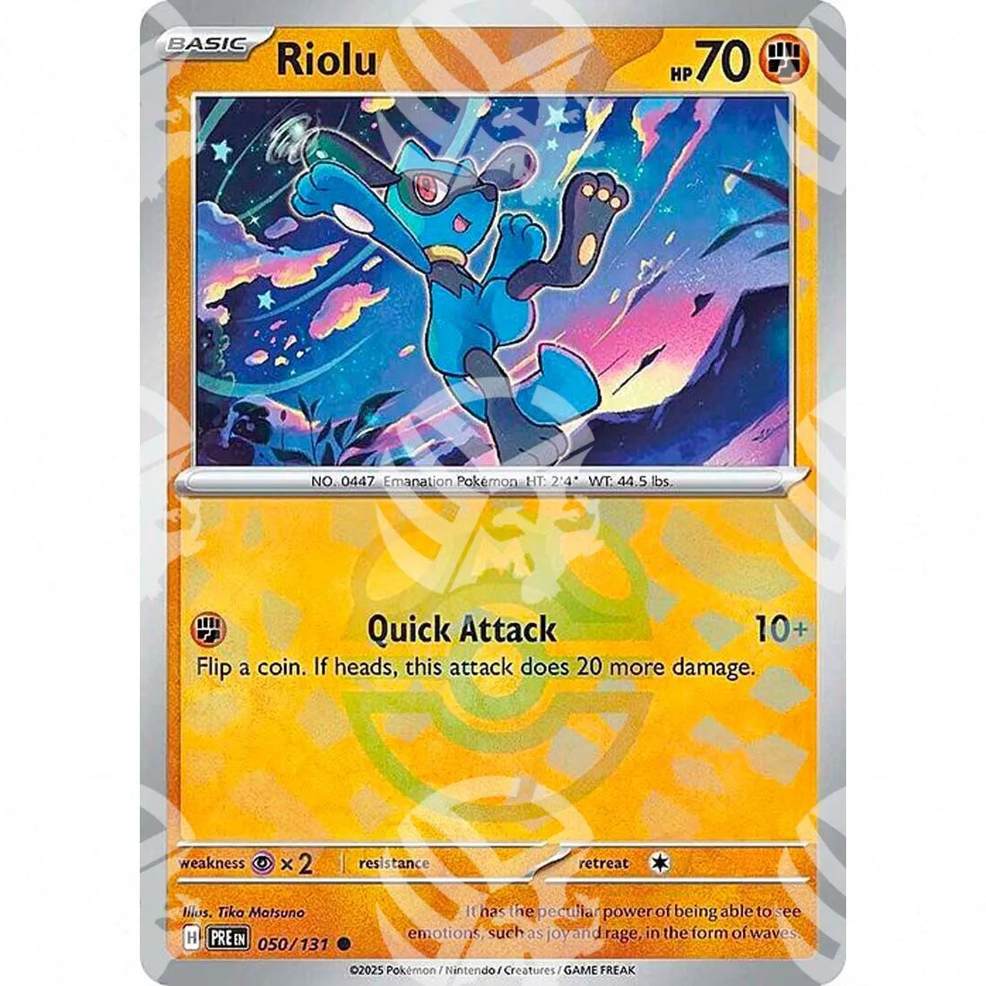 Evoluzioni Prismatiche - Riolu - Master Ball Reverse Holo | 050/131