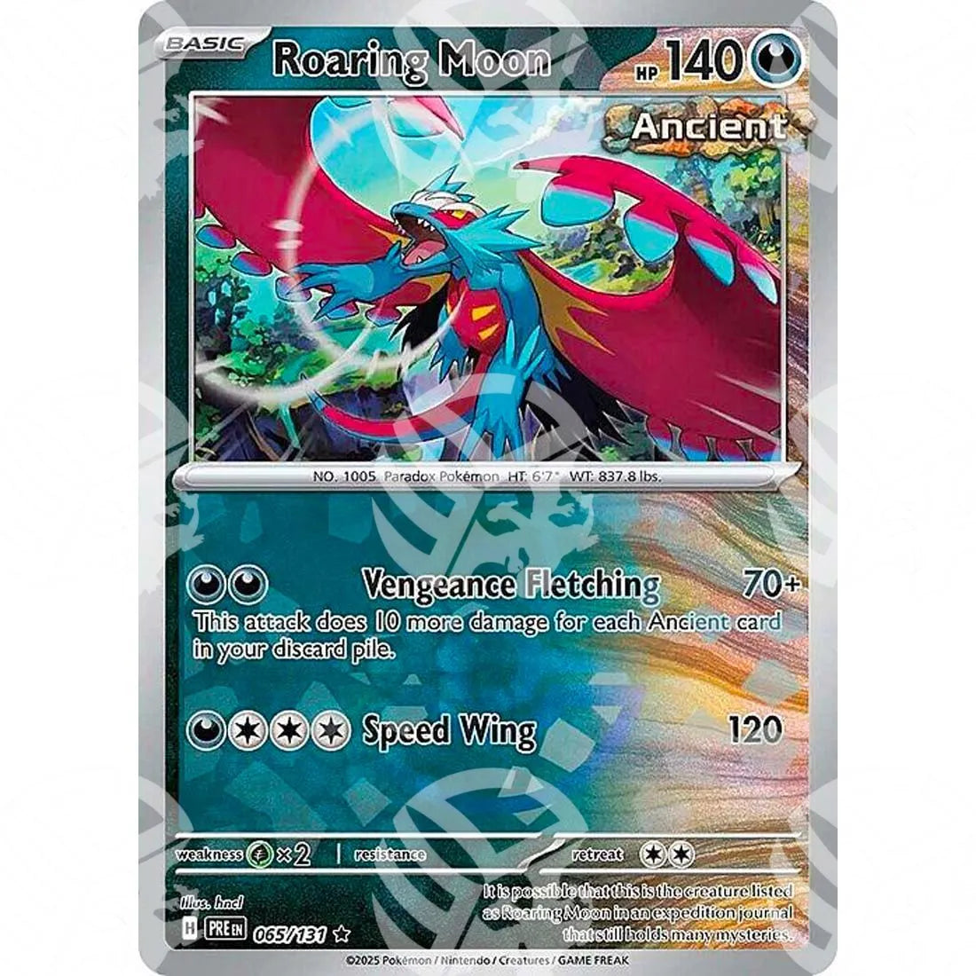 Evoluzioni Prismatiche - Roaring Moon - Master Ball Reverse Holo | 065/131