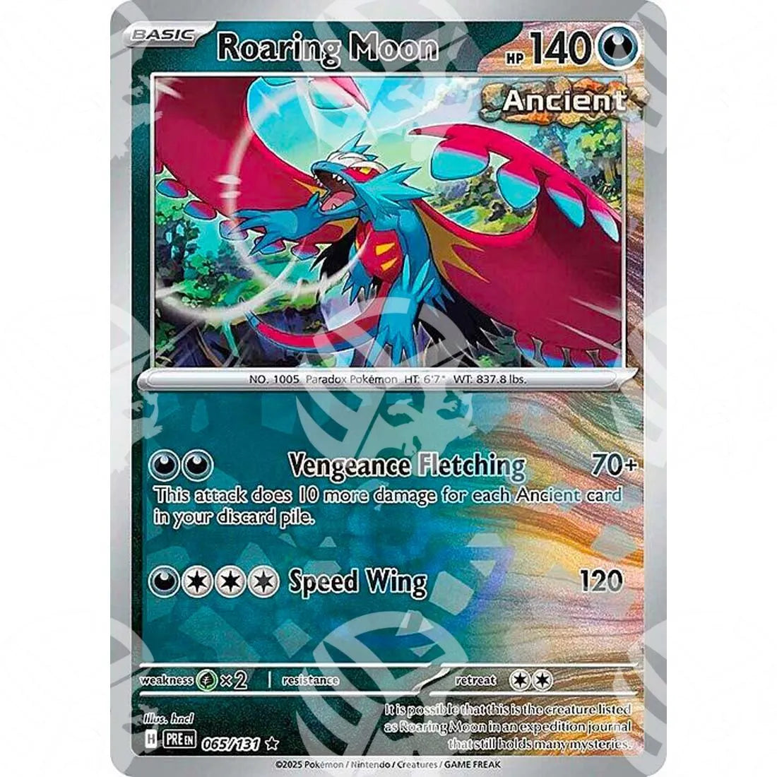 Evoluzioni Prismatiche - Roaring Moon - Poké Ball Reverse Holo | 065/131