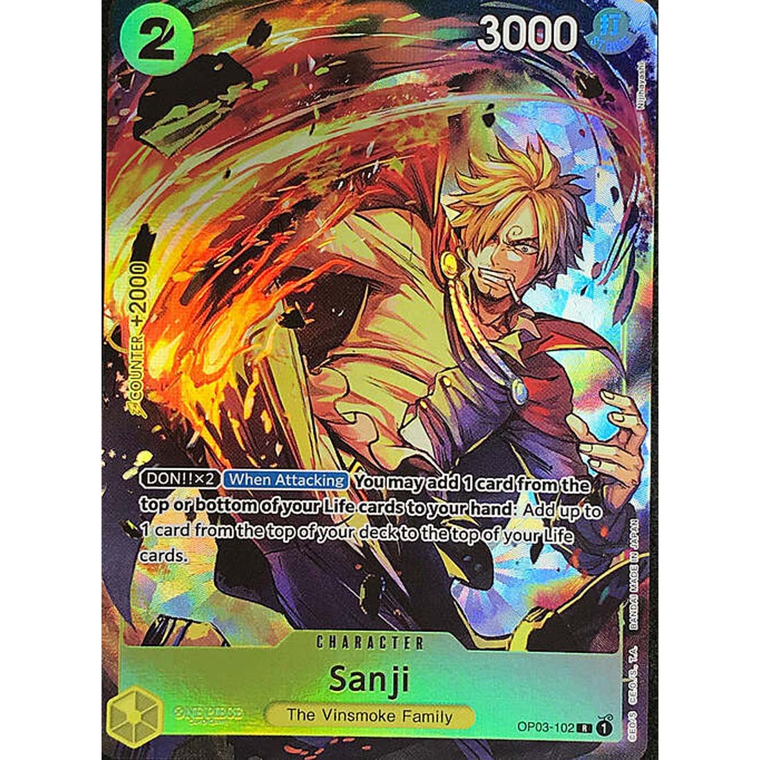 Promo One Piece - Sanji - Premium Card Collection | BANDAI CARD GAMES Fest. 23-24 Edition-OP03-102 -205