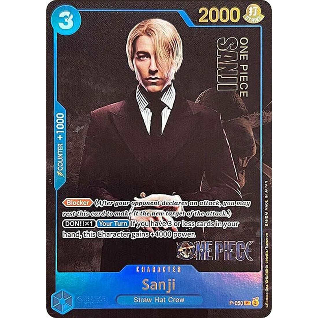 Promo One Piece - Sanji - Premium Card Collection -Live Action Edition-P-050la -047