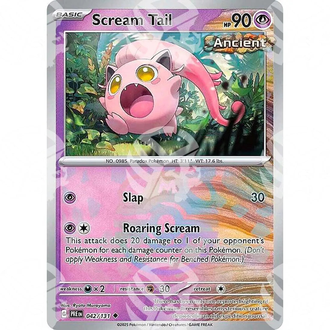 Evoluzioni Prismatiche - Scream Tail - Master Ball Reverse Holo | 042/131