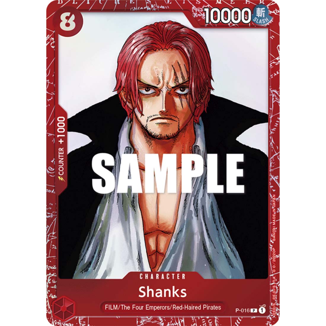 Promo One Piece - Shanks-P-016 -543