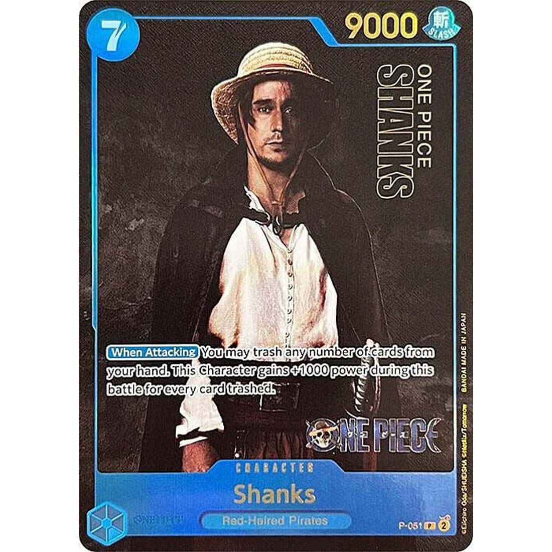 Promo One Piece - Shanks - Premium Card Collection -Live Action Edition-P-051la -049