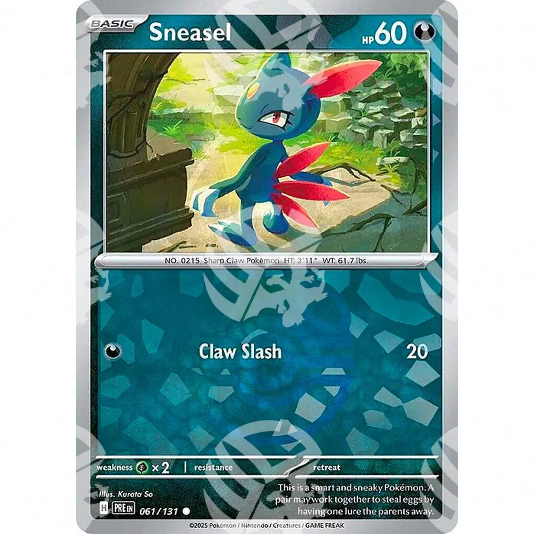 Evoluzioni Prismatiche - Sneasel - Master Ball Reverse Holo | 061/131