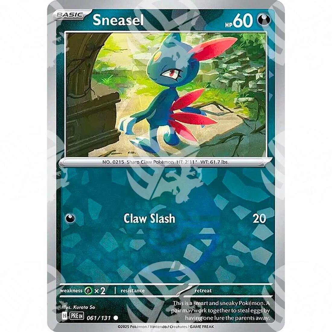 Evoluzioni Prismatiche - Sneasel - Poké Ball Reverse Holo | 061/131