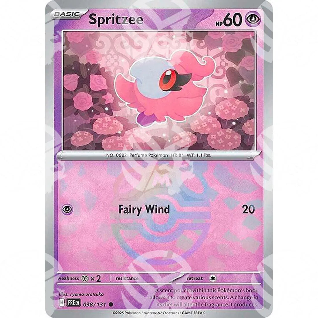 Evoluzioni Prismatiche - Spritzee - Master Ball Reverse Holo | 038/131