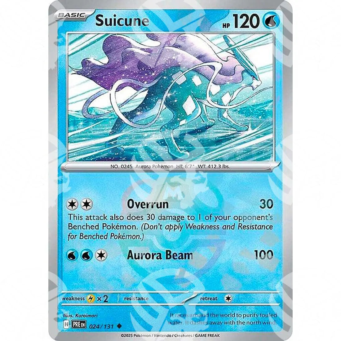 Evoluzioni Prismatiche - Suicune - Master Ball Reverse Holo | 024/131