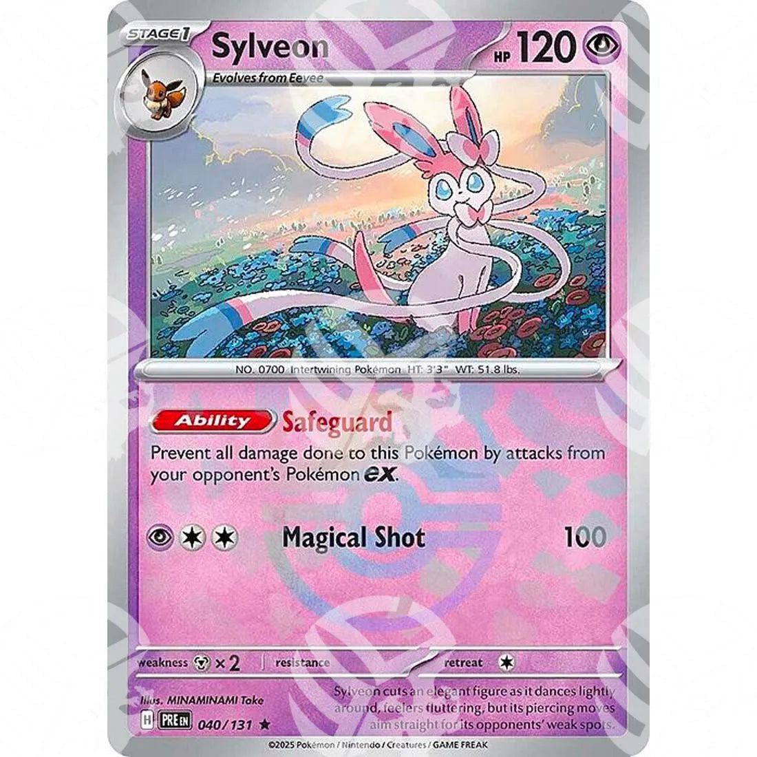 Evoluzioni Prismatiche - Sylveon - Master Ball Reverse Holo | 040/131