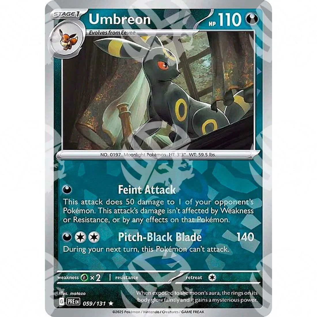 Evoluzioni Prismatiche - Umbreon - Master Ball Reverse Holo | 059/131