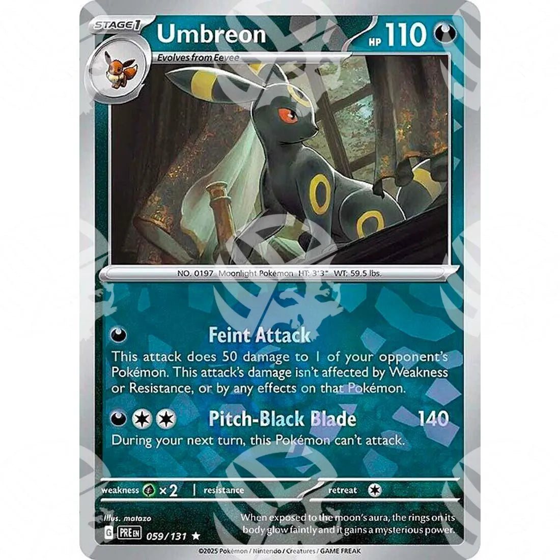 Evoluzioni Prismatiche - Umbreon - Poké Ball Reverse Holo | 059/131