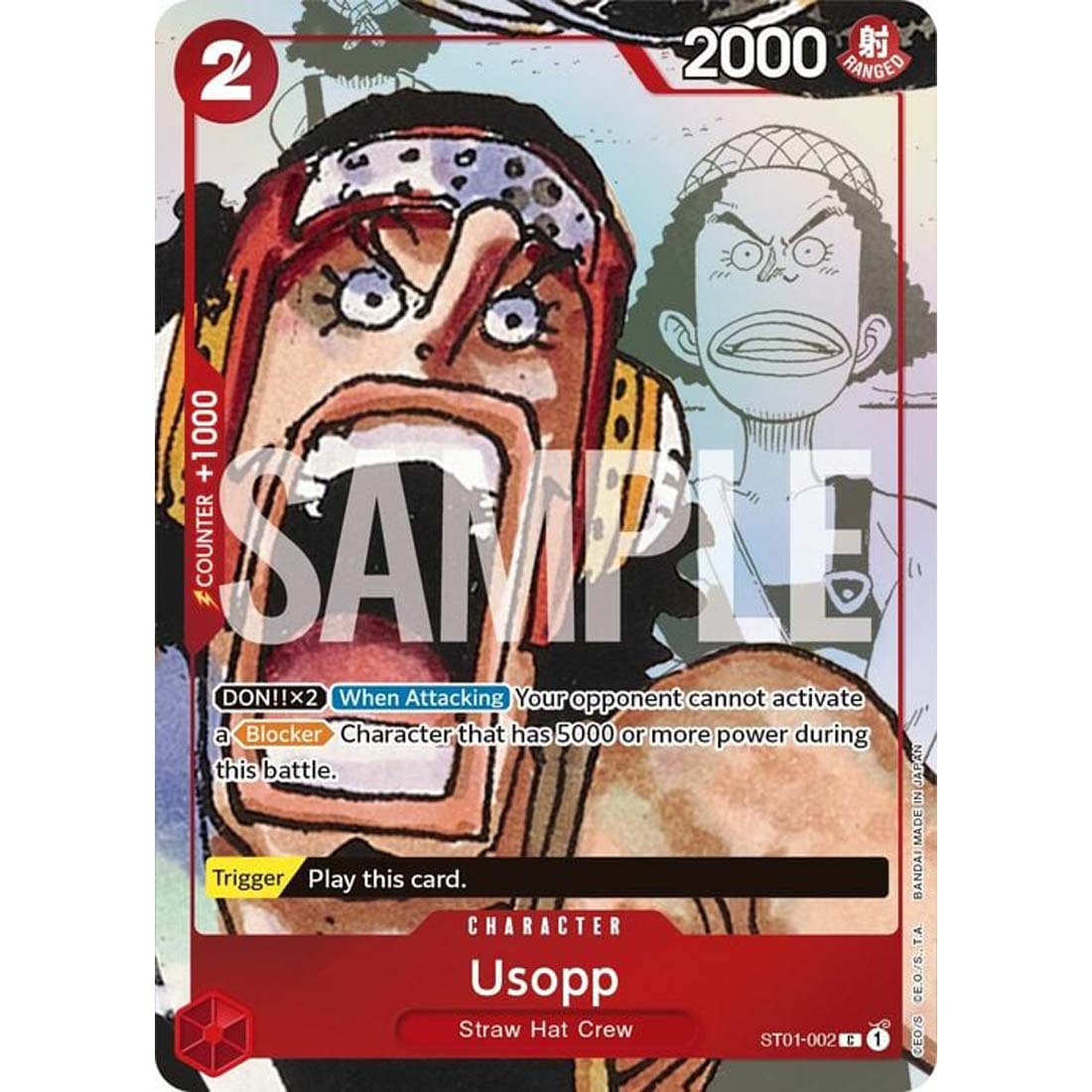 Promo One Piece - Usopp - Alternate Art-ST01-002a -404