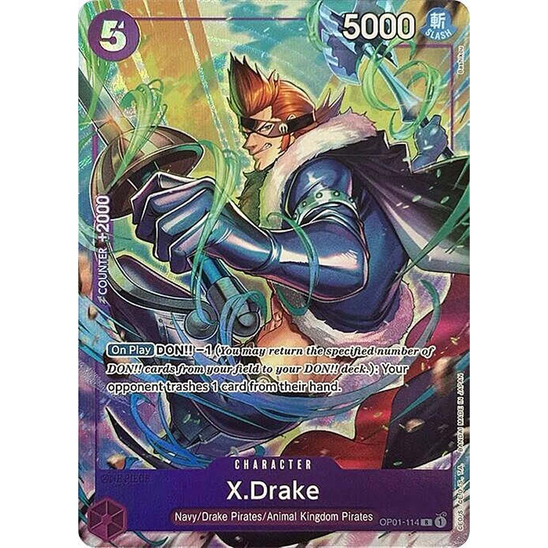 Promo One Piece - X.Drake - Premium Card Collection -Best Selection Vol. 2--OP01-114 -078