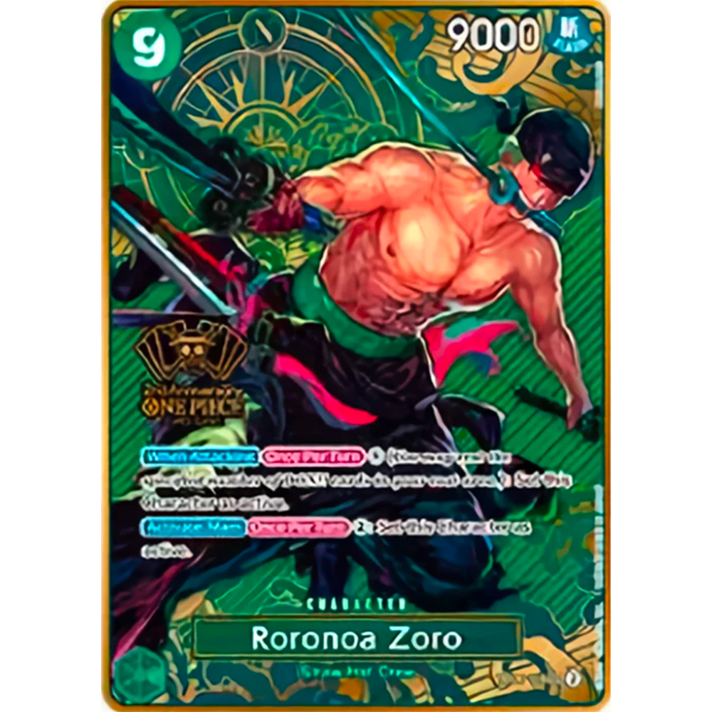 Promo One Piece - Roronoa Zoro - 2nd Japanese Anniversary Set-OP05-030 -515