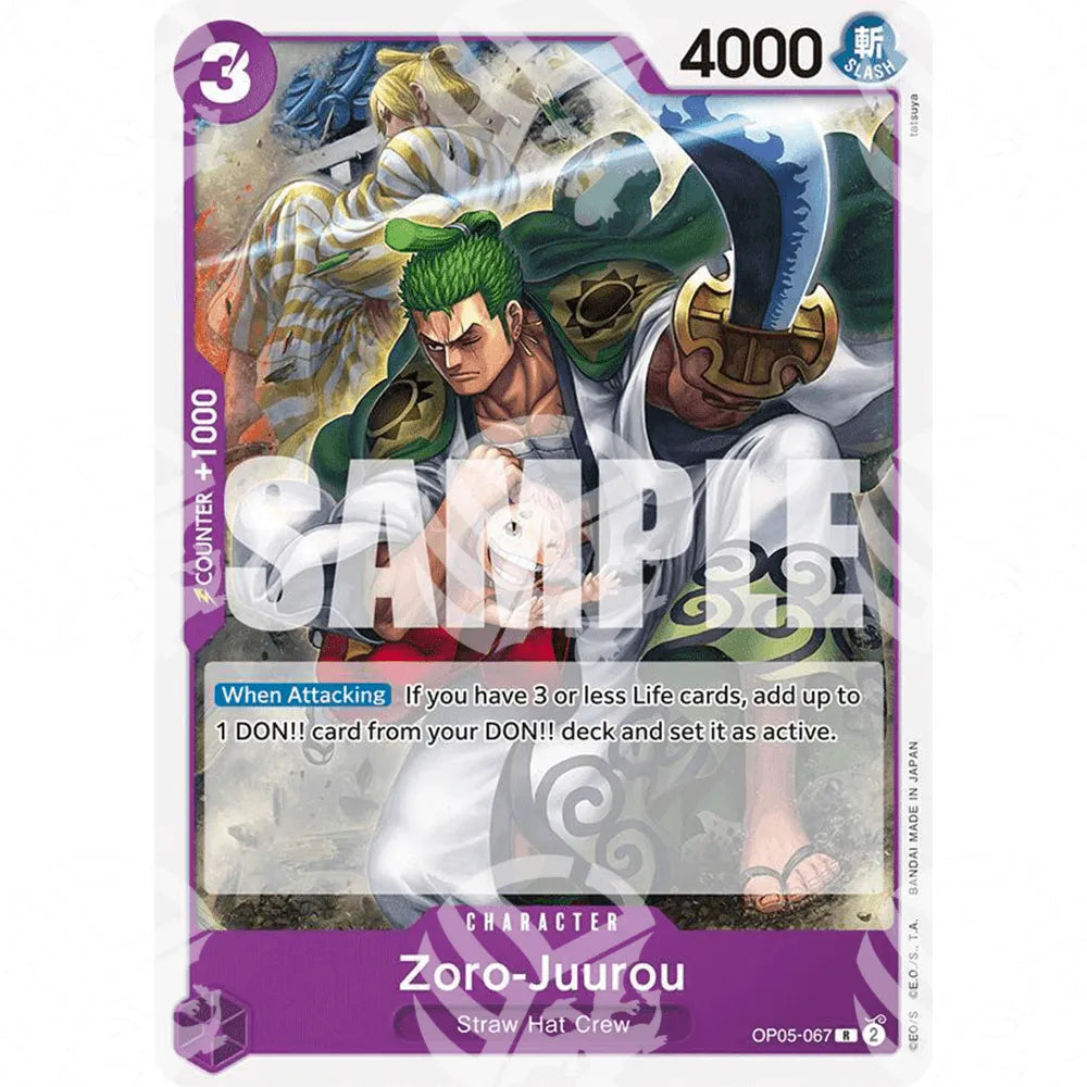 Starter Deck: Purple Monkey.D.Luffy - Zoro-Juurou-OP05-067 -550